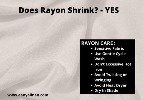 Rayon Shrink? | Rayon Shrink After Wash ...